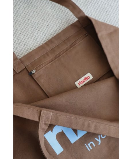 PHRASE BIG TOTE【BROWN】