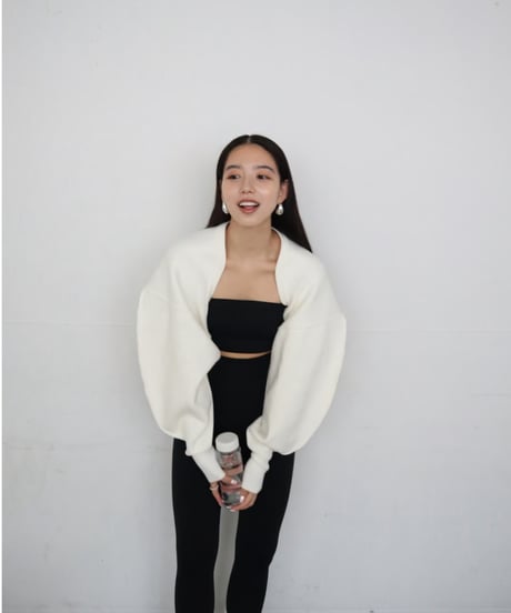 Cloud arm bolero【white】