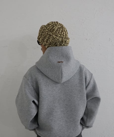 Handmade volume beanie【Caffe latte】
