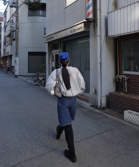Spice wool volume Knit【Ramune】