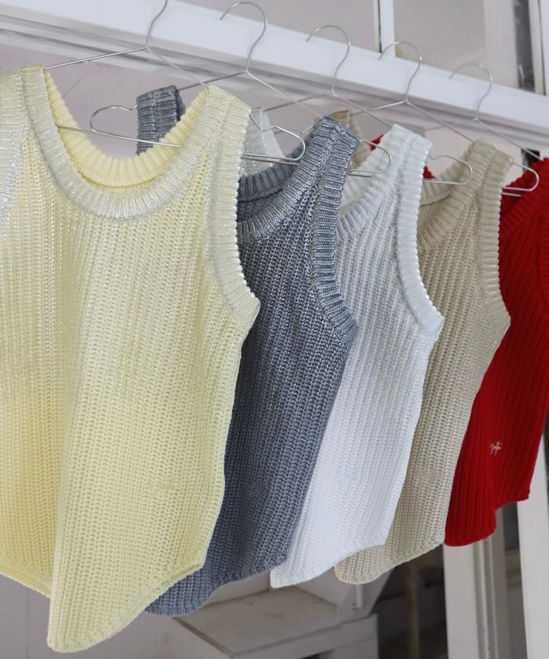Spice 2way Knit Vest 2025【Ginger】 | rizotto