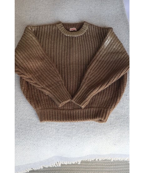 Spice wool volume Knit【Cacao】
