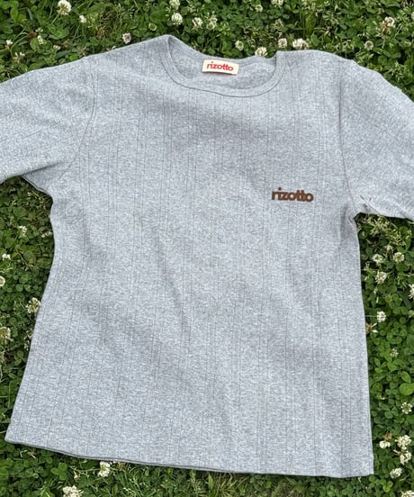 Cotton flower mesh T 【sesame】