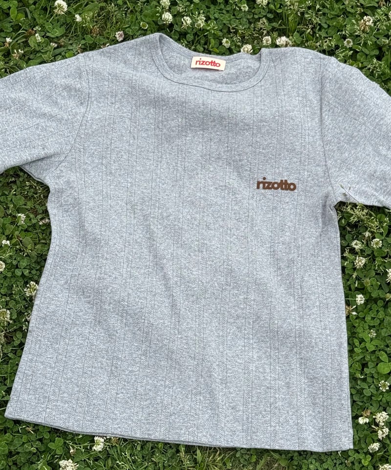 Cotton flower mesh T 【sesame】 | rizotto
