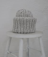 Handmade volume beanie【Goma-milk】