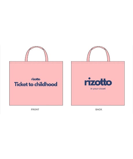 PHRASE BIG TOTE【PINK】