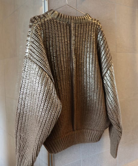 Spice wool volume Knit【Cacao】