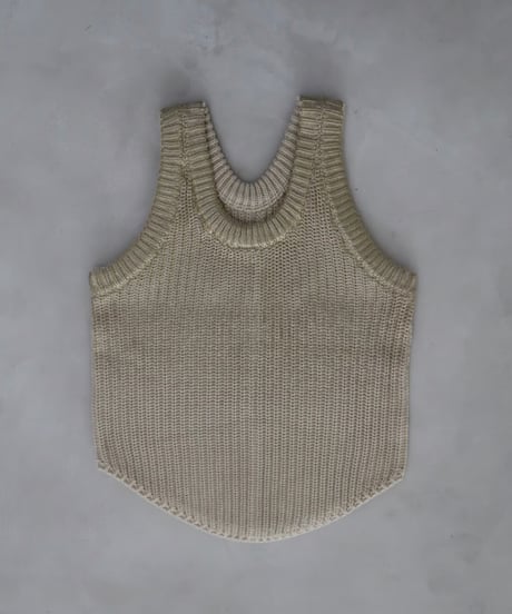 Spice 2way Knit Vest 【Ginger】