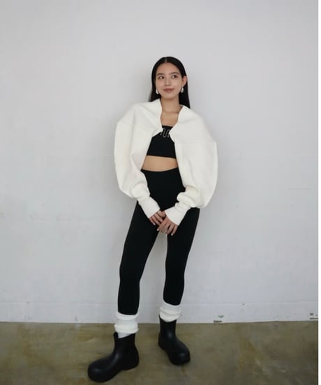 Cloud arm bolero【white】
