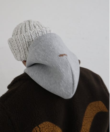 Marshmallow zip hoodie【gray】