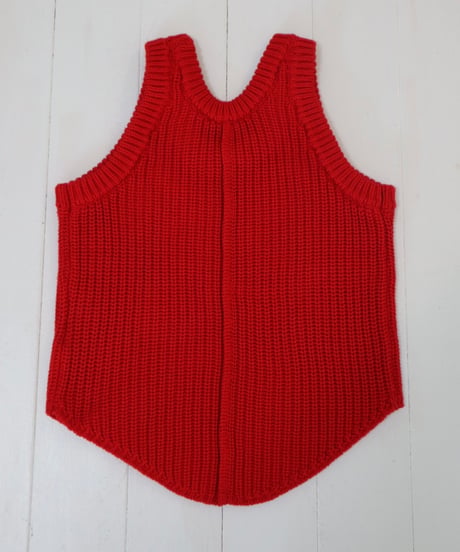 Spice 2way Knit Vest 2025【Tomato】