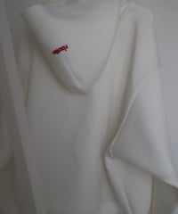 Marshmallow zip hoodie【white】