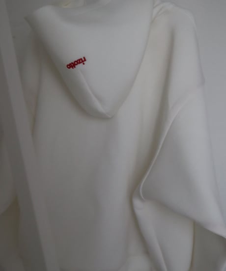 Marshmallow zip hoodie【white】