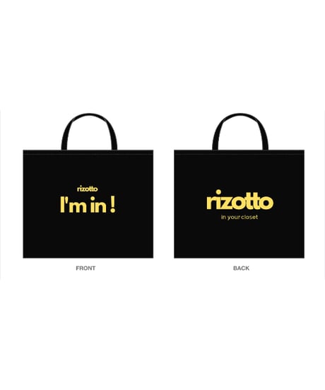 PHRASE BIG TOTE【BLACK】