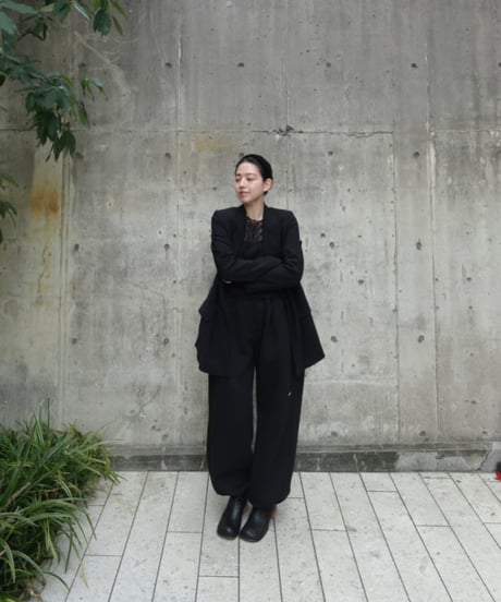 Marshmallow long pants【black】