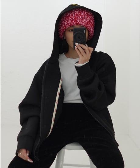 Handmade volume beanie【Mixberry】