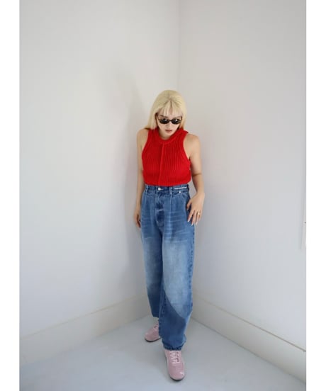 Spice 2way Knit Vest 2025【Tomato】