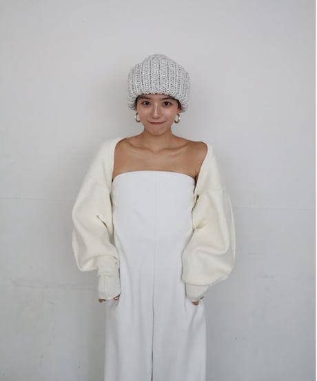 Cloud arm bolero【white】