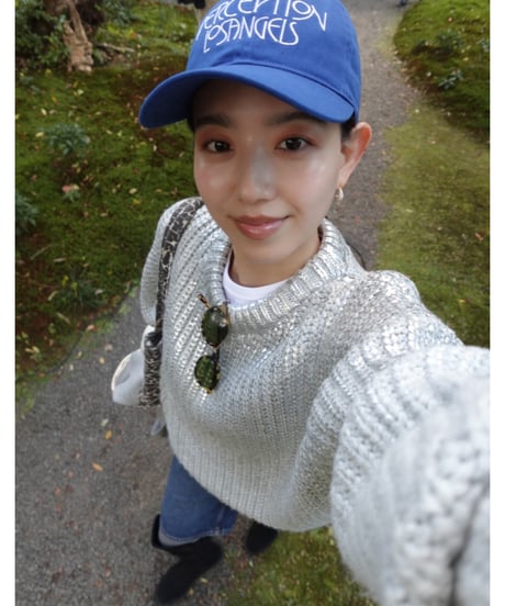 Spice wool volume Knit【Ramune】