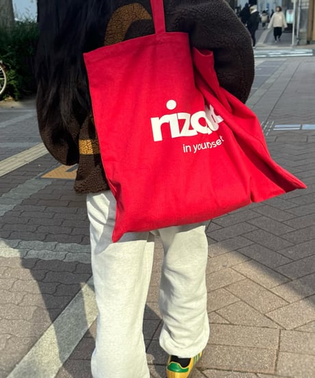 PHRASE BIG TOTE【RED】