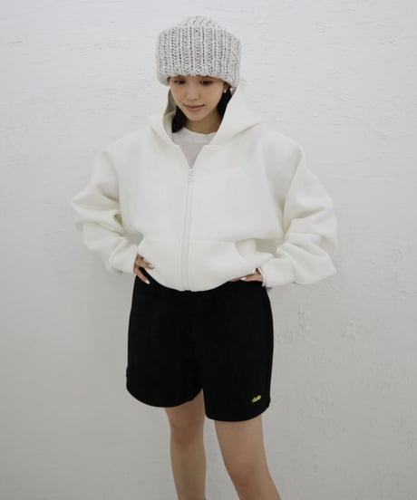Handmade volume beanie【Goma-milk】