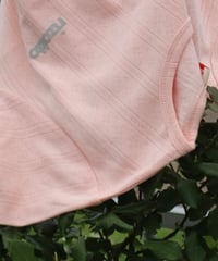 Cotton flower mesh T 【peach】
