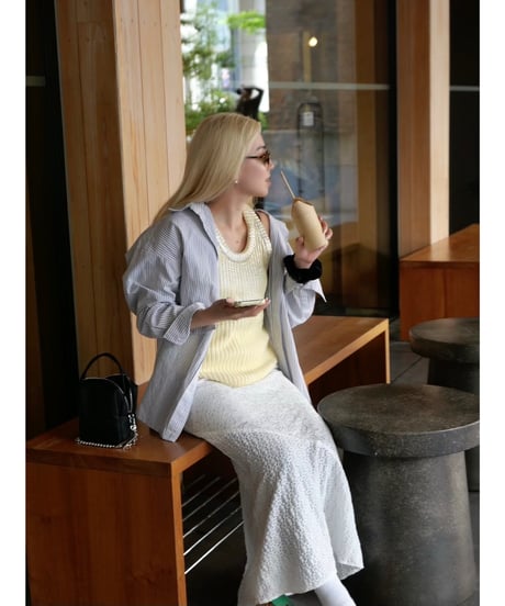 Spice 2way Knit Vest 2025【Butter】