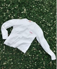 Cotton flower mesh longT【strawberry milk】