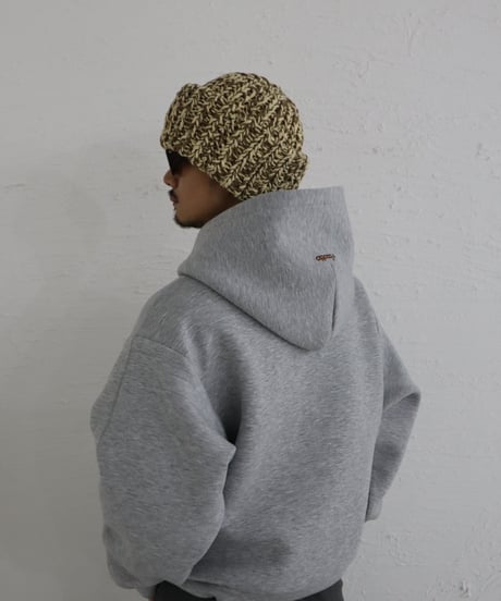Handmade volume beanie【Caffe latte】