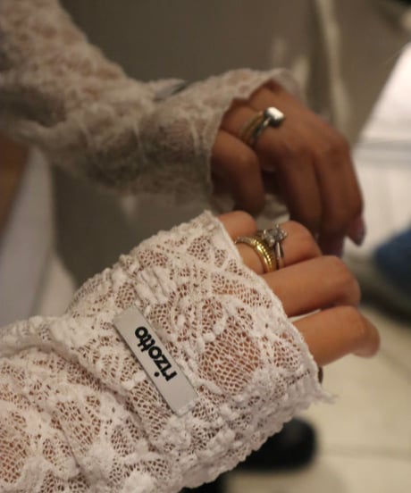 Lace Veil Tops【White】