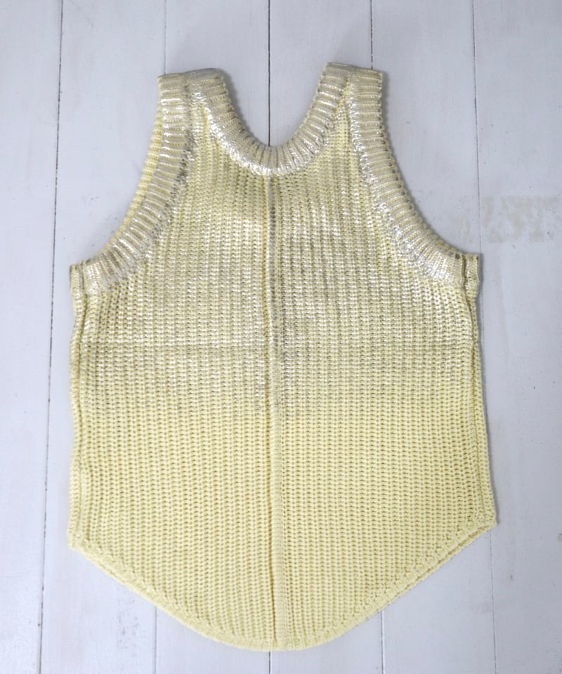 pois ポワ knit vest pois ポワ knit vest ニットベスト ブラック pois