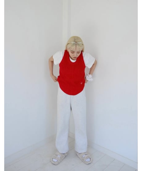 Spice 2way Knit Vest 2025【Tomato】