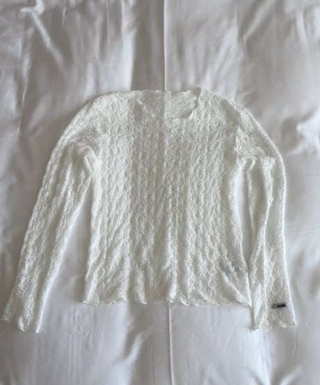 Lace Veil Tops【White】