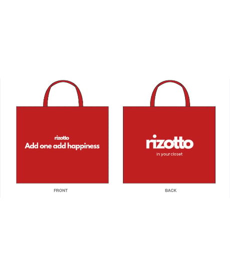 PHRASE BIG TOTE【RED】