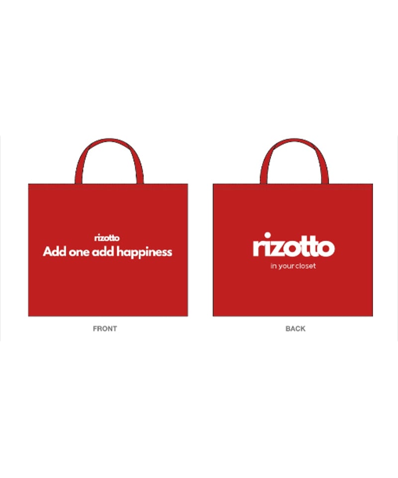 PHRASE BIG TOTE【RED】 | rizotto