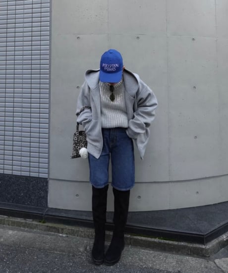 Spice wool volume Knit【Ramune】
