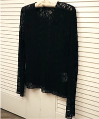 Lace Veil Tops【Black】