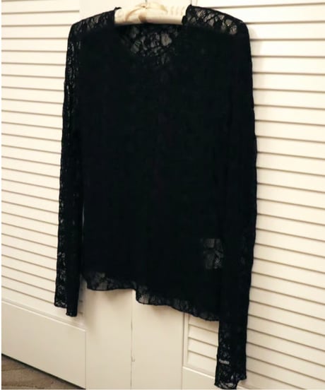 Lace Veil Tops【Black】 | rizotto
