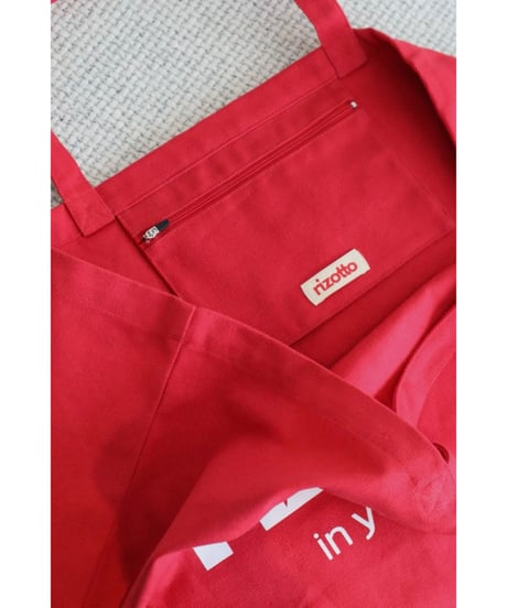 PHRASE BIG TOTE【RED】