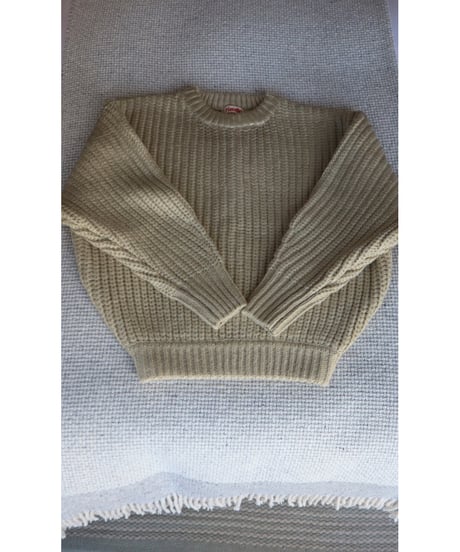 Spice wool volume Knit【Ginger】