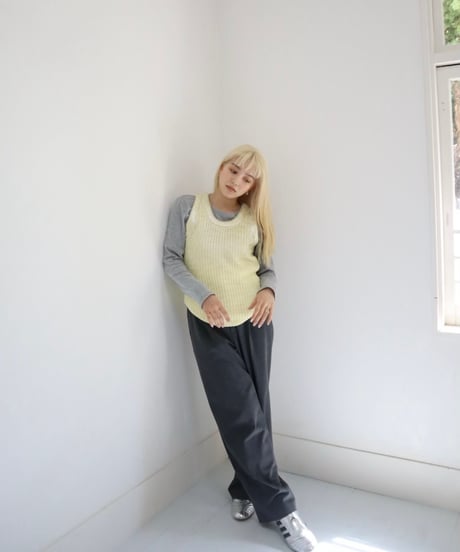 Spice 2way Knit Vest 2025【Butter】