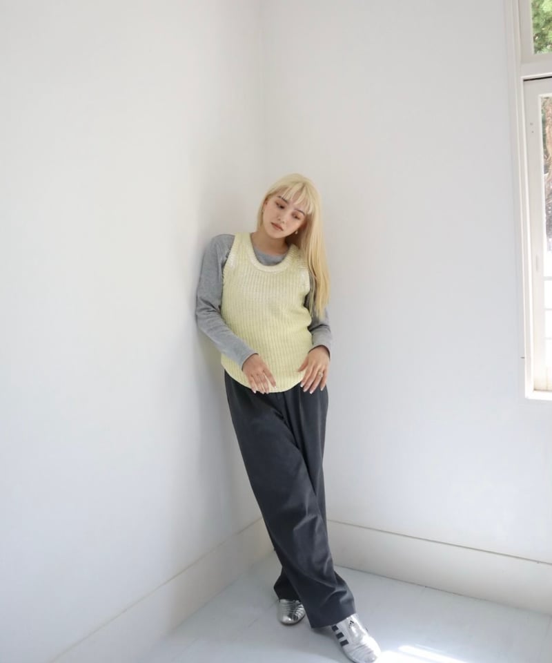 Spice 2way Knit Vest 2025【Butter】 | rizotto