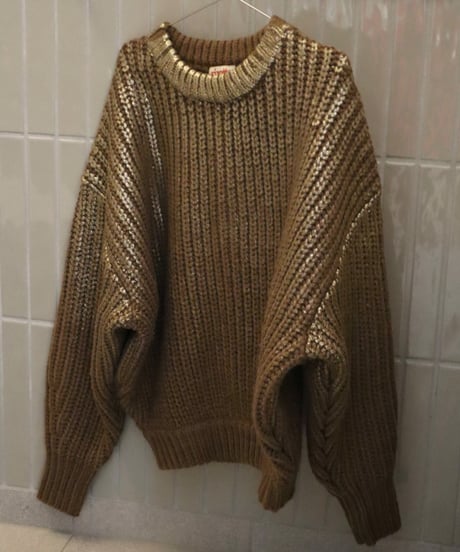 Spice wool volume Knit【Cacao】 | rizotto