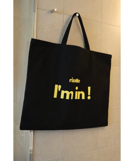 PHRASE BIG TOTE【BLACK】