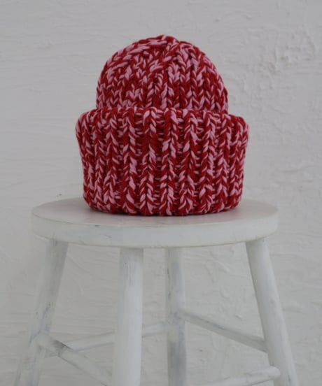 Handmade volume beanie【Mixberry】