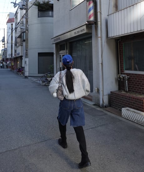 Spice wool volume Knit【Ramune】