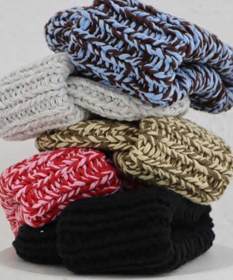 Handmade volume beanie【Mixberry】