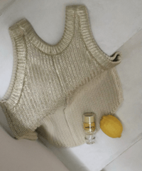 Spice 2way Knit Vest 【Ginger】