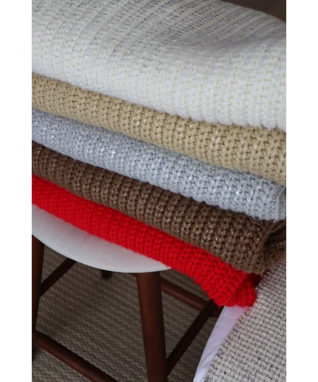Spice wool volume Knit【Ginger】