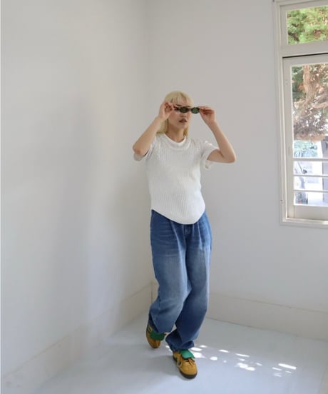 Spice 2way Knit Vest 2025【Sea salt】